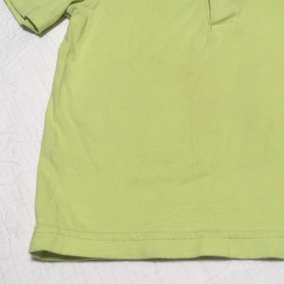 2T (6/$20) Carter’s Yellow-Green Polo - Picture 3 of 9
